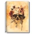 Caiet Dictando, Spira Metal, 96 File, Coperta Skull is Coolture, Varianta 4