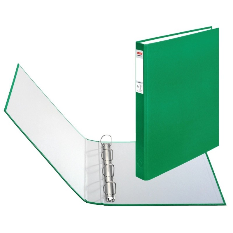 Caiet Mecanic A4, 4 Inele, Verde, Herlitz