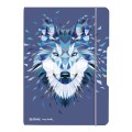 Caiet My Book Flex A5 40 File, Matematica, Motiv Wild Animals Wolf