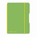 Caiet My Book Flex A6, 40 File, Dictando, Verde Deschis Transparent cu Logo Galben