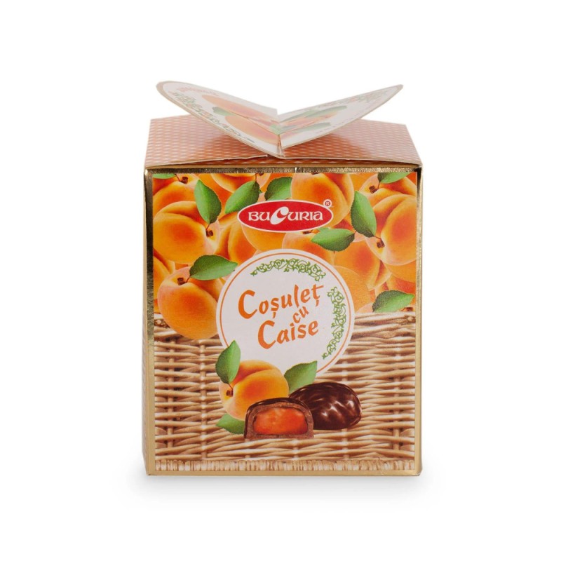 Caise in Glazura de Ciocolata, Bucuria Cosulet, 200 g
