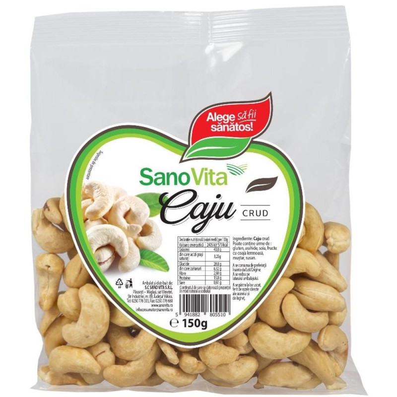 Caju Crud, Sanovita, 150 g