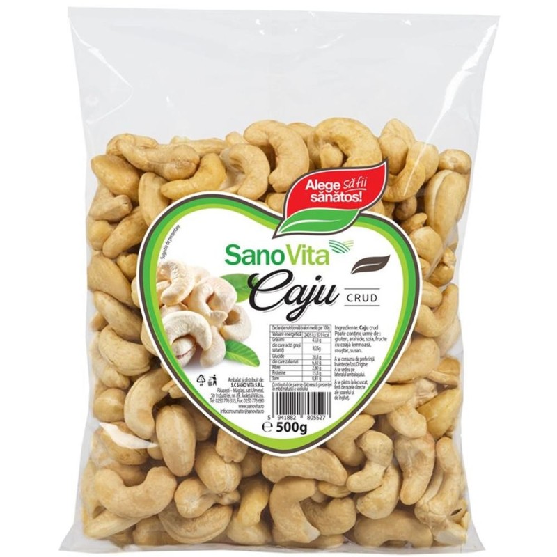 Caju Crud, Sanovita, 500 g