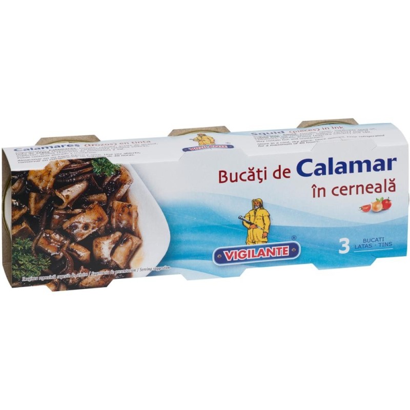 Calamar in Suc Propriu, Vigilante, 3 x 80 g