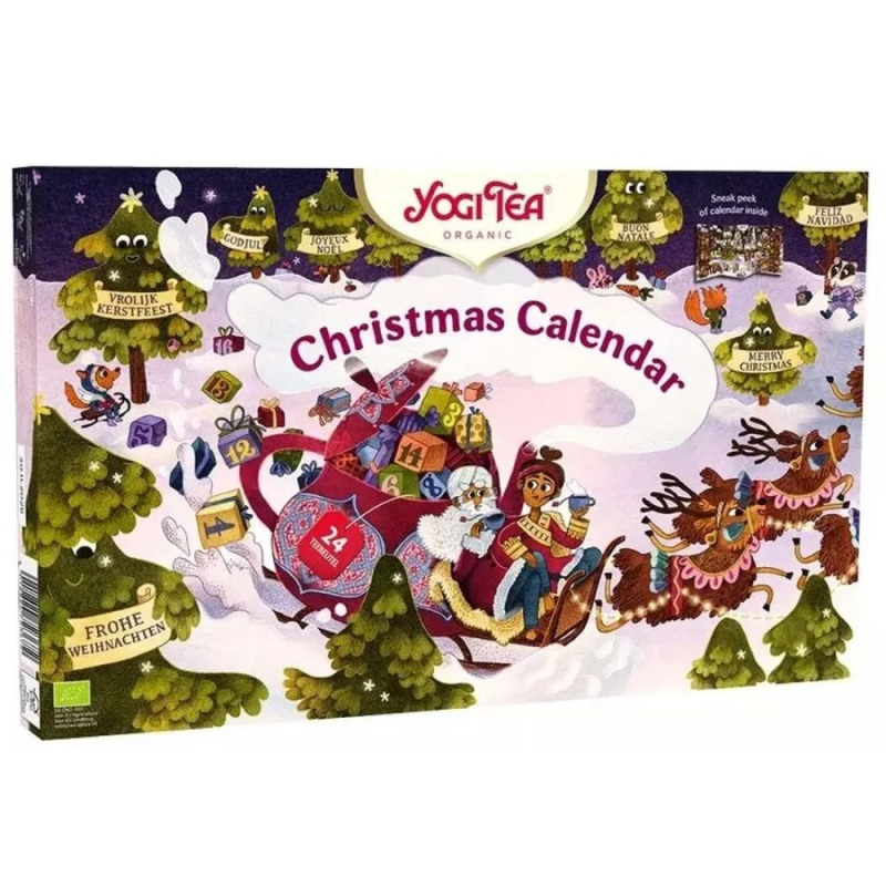 Calendar Advent de Craciun cu 24 de Ceaiuri Bio, Yogi Tea