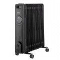 Calorifer cu 11 Elementi, Putere 2500W, Termostat Reglabil, Protectie la Rasturnare
