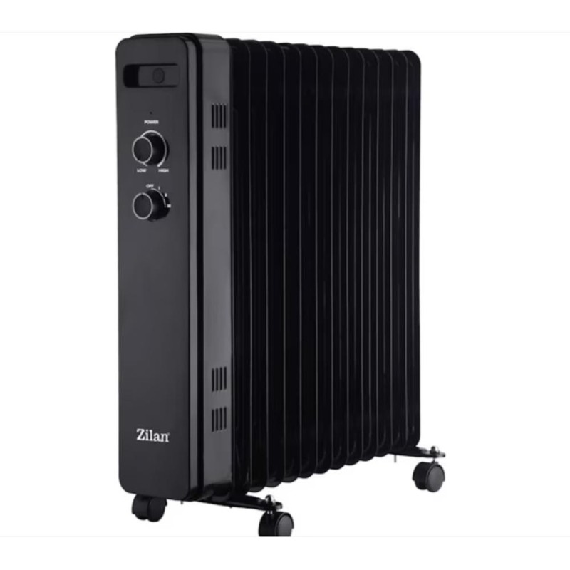 Calorifer cu 13 Elementi, Putere 2500W, Termostat Reglabil, Protectie la Rasturnare