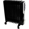 Calorifer Electric, 11 Elementi, Putere 2500 W, Negru