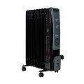 Calorifer Electric cu Ulei, 9 Elementi, Putere 2400W, Termostat Reglabil