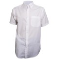 Camasa Alba pentru Barbati, Maneca Scurta Si Guler Clasic, L