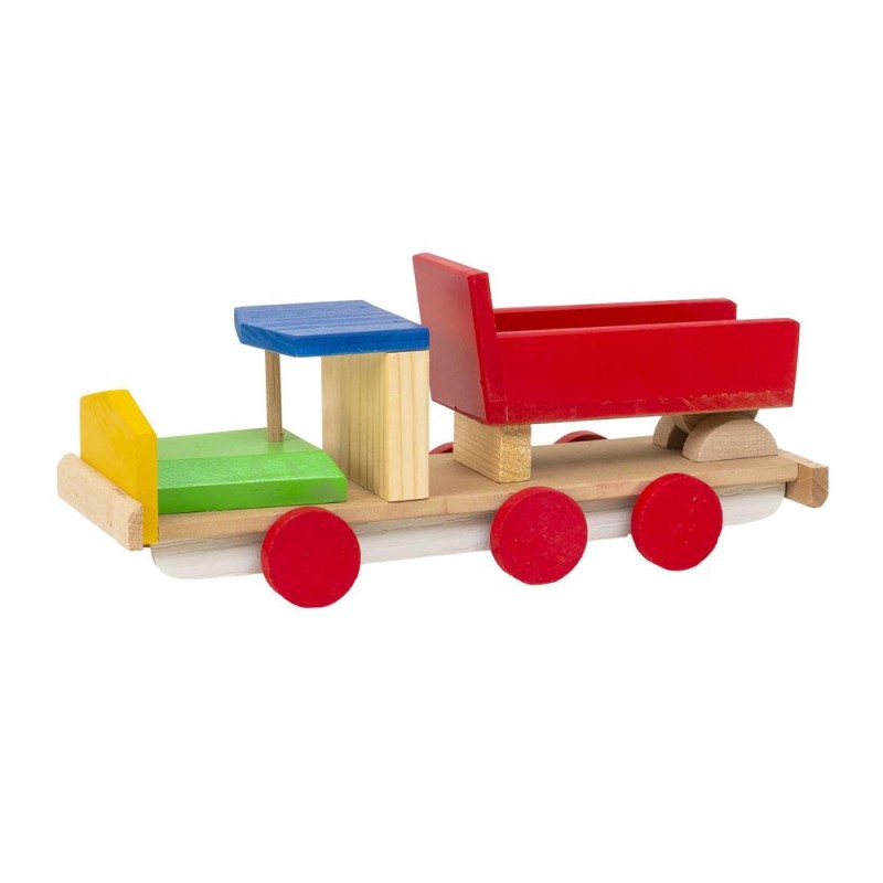 Camion de Jucarie Tip Basculanta, Lemn, 30 x 10 x 13 cm