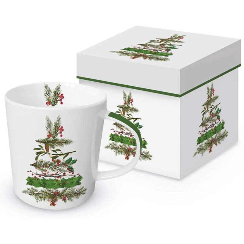 Cana de Portelan in Cutie de Cadou, Pronat, Christmas Arbore, 0.35 l