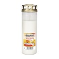 Candela Alba din Plastic cu Capac, 120 Ore