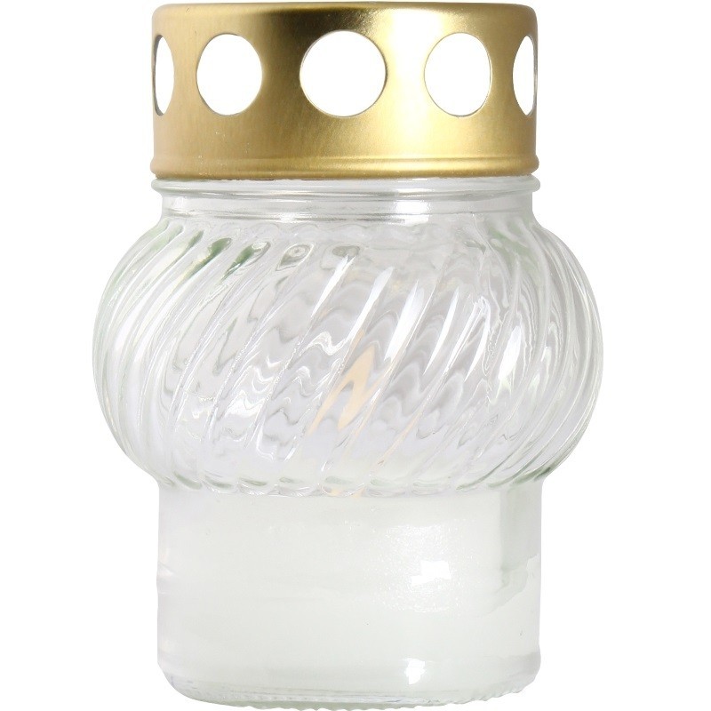 Candela Alba din Sticla, 45-0G A