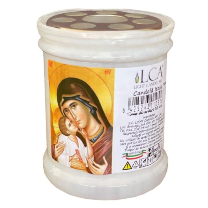 Candela Alba, Italia, cu Capac Anti-Vant