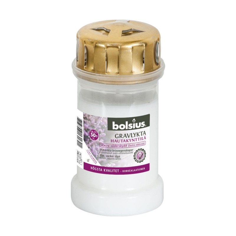 Candela Bolsius cu Capac, Nr. 3, 50 Ore