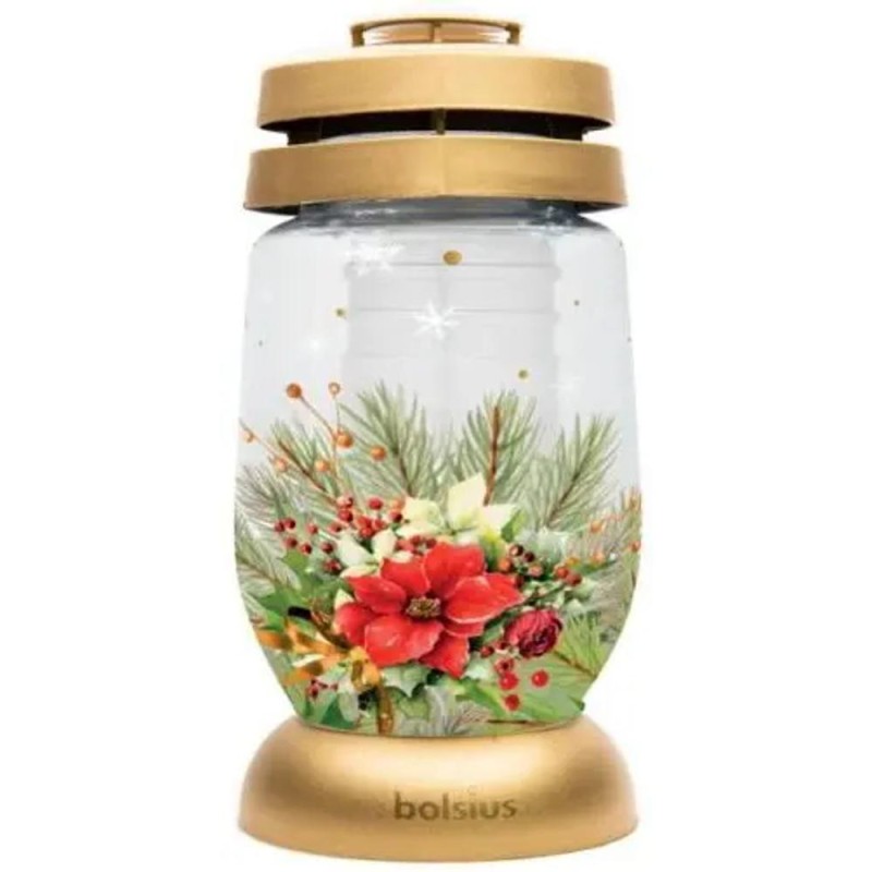 Candela Bolsius din Sticla, Model Craciunita, 2 l