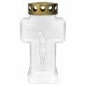 Candela Cruce, Alb, Plastic, Mediu
