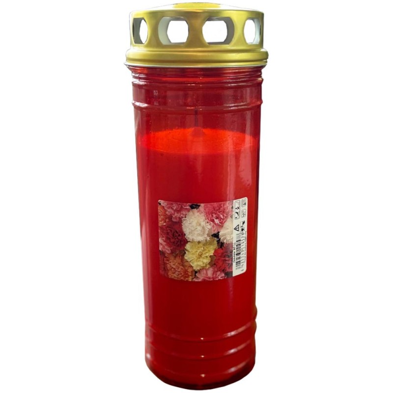Candela cu Capac Italia 80 l Rosu, 120 Ore