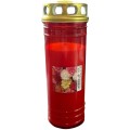 Candela cu Capac Italia 80 l Rosu, 120 Ore
