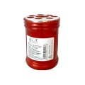 Candela din Plastic cu Capac Anti-Vant Italia TS20, Rosu, 20 Ore