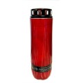 Candela din Plastic cu Capac, Premium, Rosu