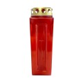 Candela din Plastic Felinar Rosu, 90 Ore