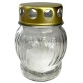 Candela din Sticla, Alb, Parfumat