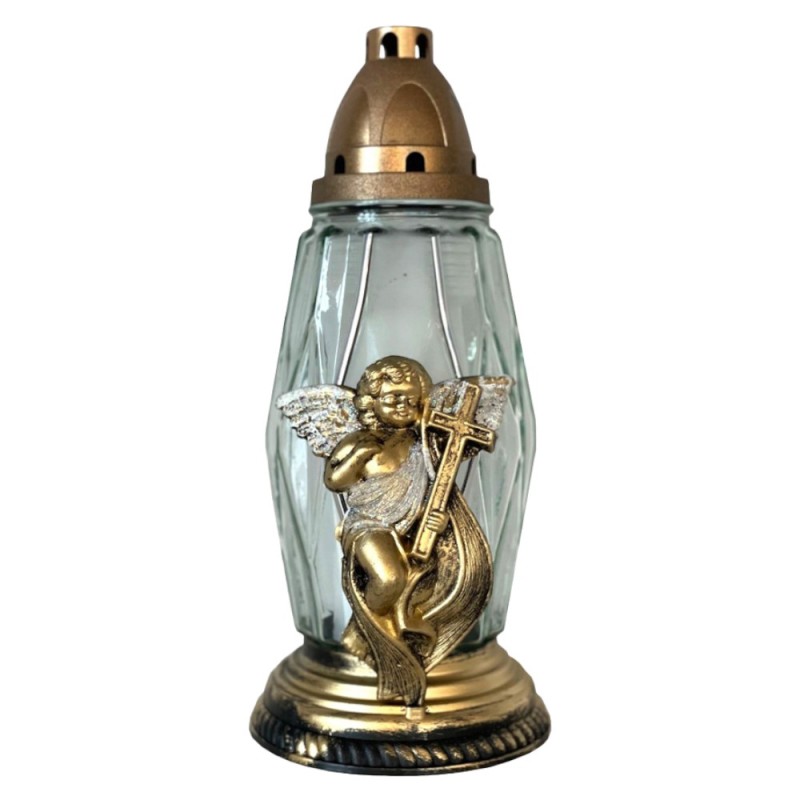 Candela din Sticla Alba, Inger Auriu, 44 Ore