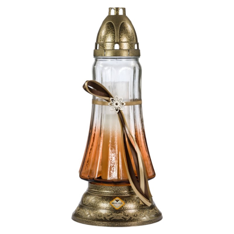 Candela din Sticla cu Fundita Max-Pol, 41 Ore