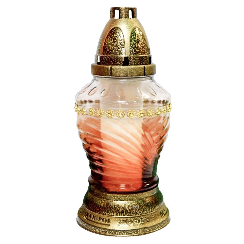 Candela din Sticla Gold Max-Pol, 27 Ore
