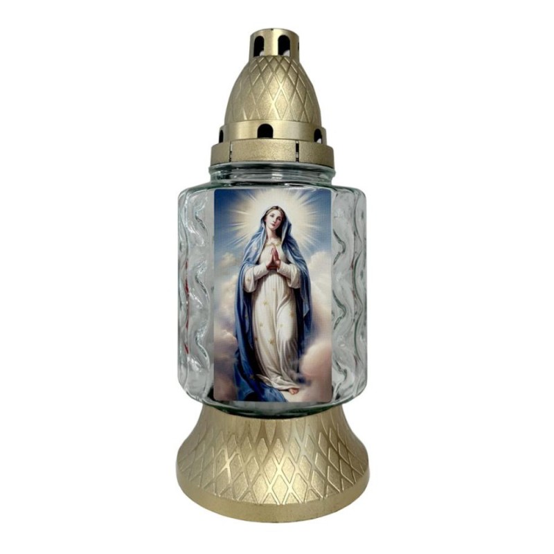 Candela din Sticla, Maica Domnului, Aurie