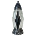 Candela din Sticla, Negru, 505D-N