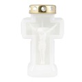 Candela, Plastic, Forma Cruce, Alb
