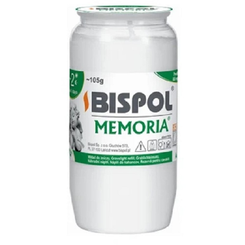 Candela Rezerva Bispol, WO2, cu Ulei, Alba, 30 Bucati