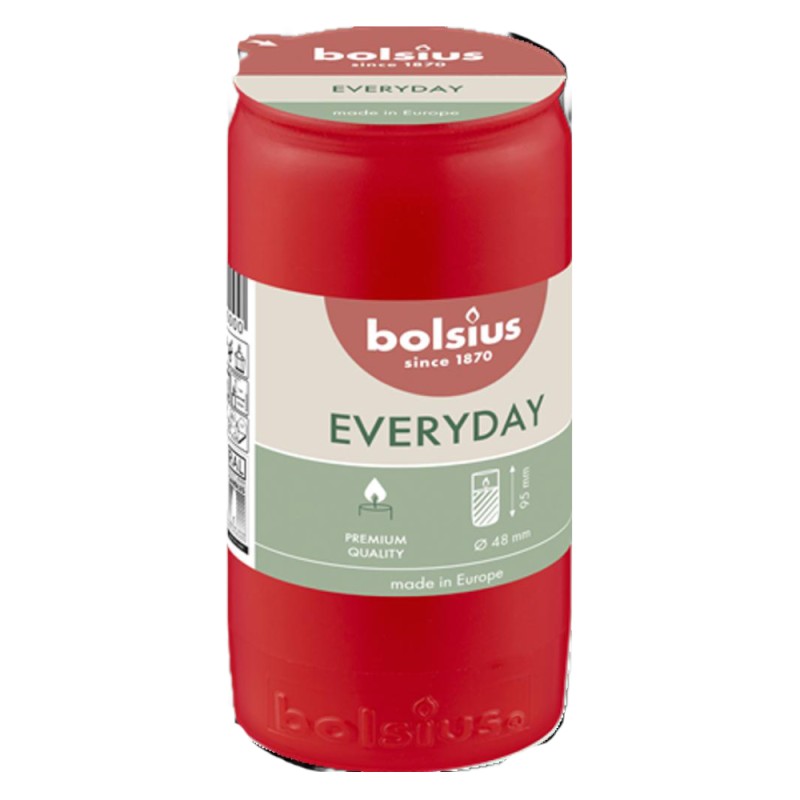 Candela Rezerva Bolsius RC2, Timp de Ardere 33 Ore, Rosie