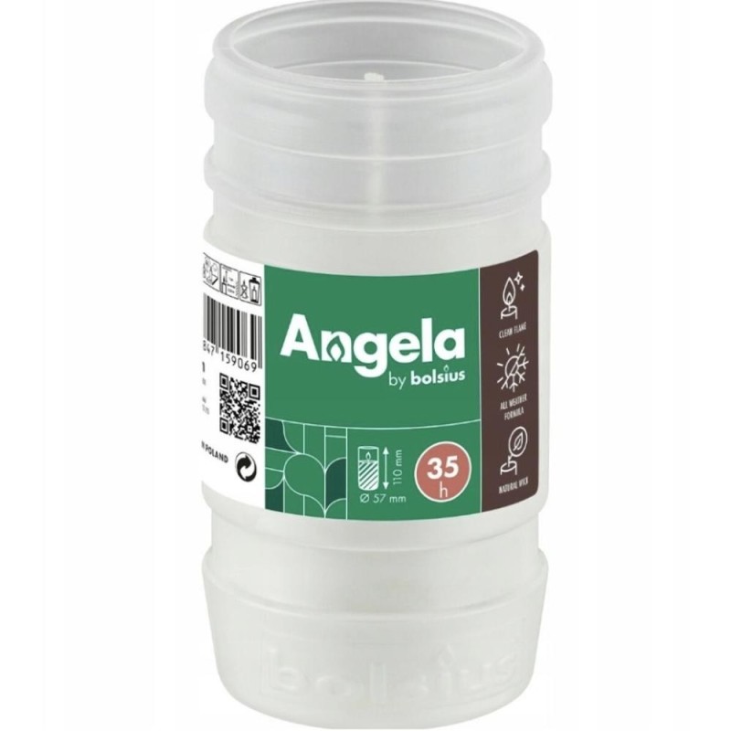 Candela Rezerva Nr. 2 DNI, Alba, 35 Ore, Bolsius