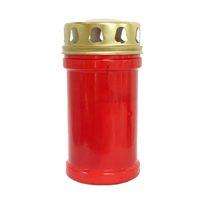 Candela Rosie cu Capac Anti-vant, 40 Ore