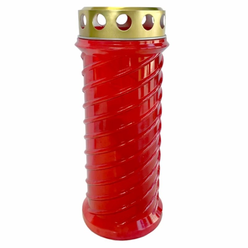 Candela Rosie din Plastic, Spirala Mica