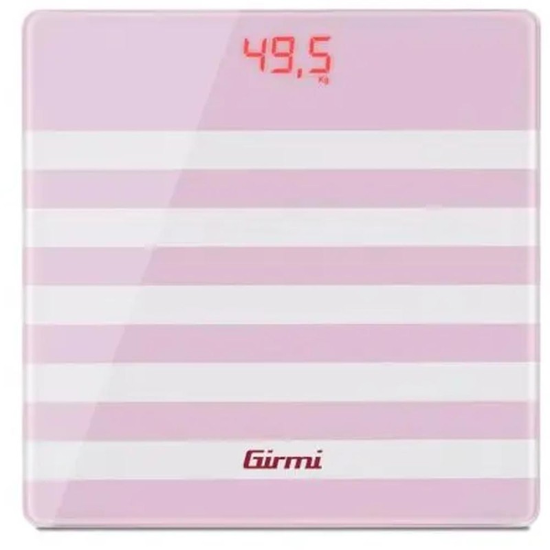 Cantar de Baie Digital Girmi BP21, Afisaj LCD, Roz