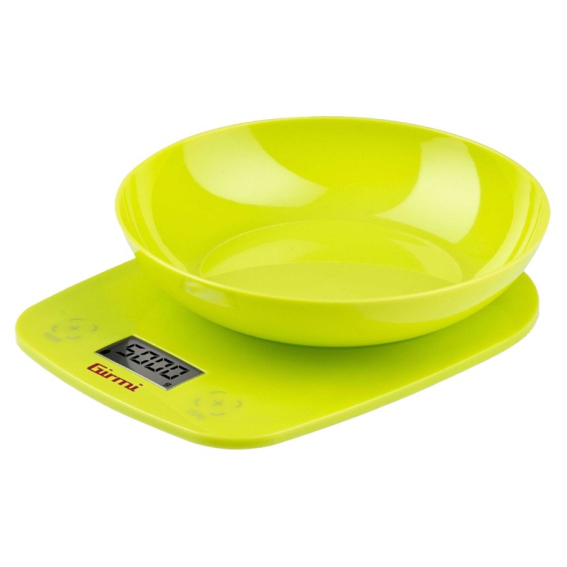 Cantar de Bucatarie cu Bol, 5 kg, Verde, Girmi