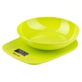 Cantar de Bucatarie cu Bol, 5 kg, Verde, Girmi