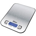 Cantar de Bucatarie Digital, din Inox, Capacitate Maxima 5 kg, Inchidere Automata