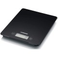 Cantar de Bucatarie Digital, Plastic/Sticla, 5 kg, Negru, Melissa