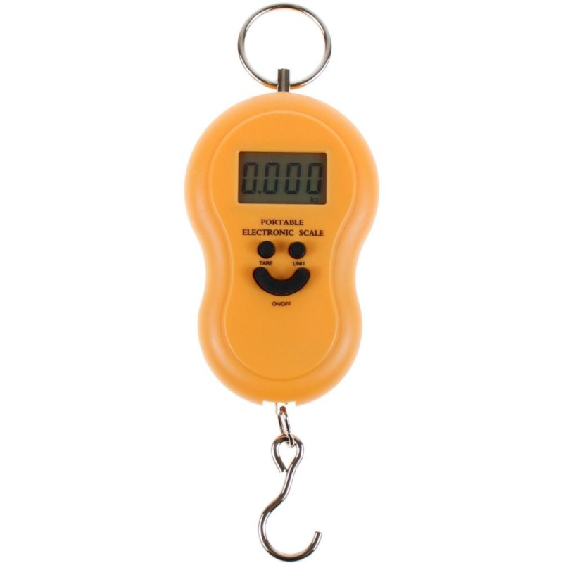 Cantar Electronic de Mana, Capacitate Maxima 50 kg, Galben