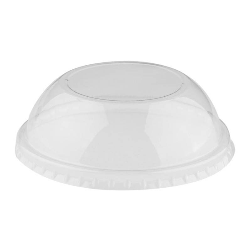 Capace Biodegradabile Compostabile PET Cupola Transparente, fara Gaura, 86 mm, 50 Bucati