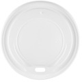 Capace din Plastic, 90 mm, Alb, 100 Bucati