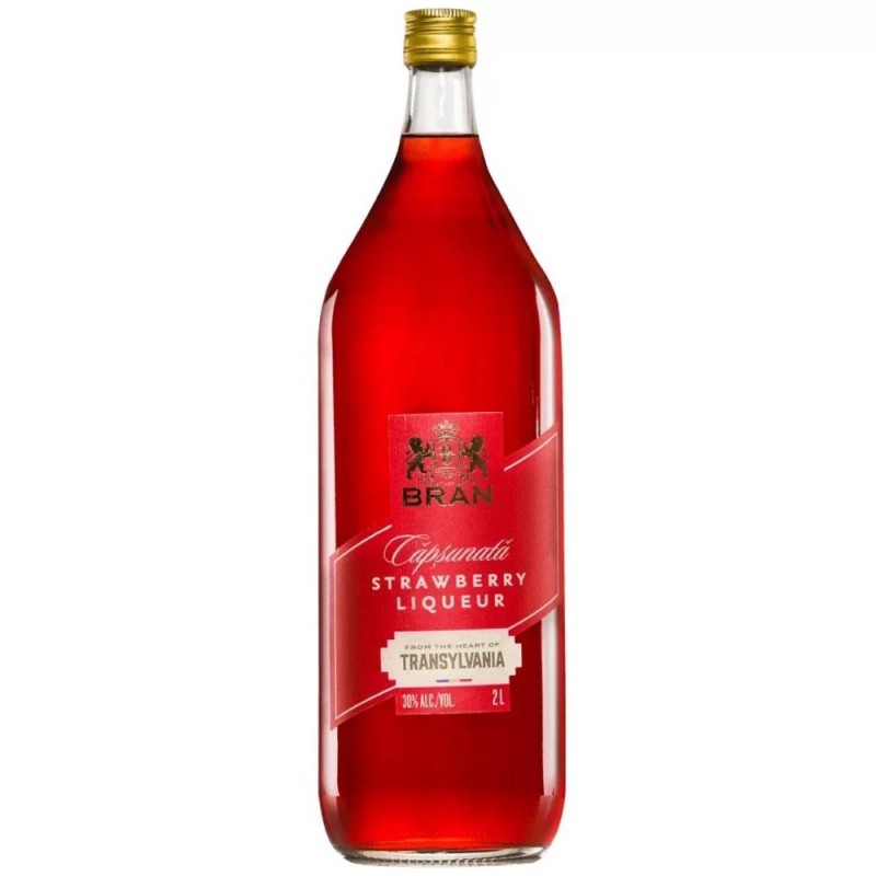 Capsunata Bran, 30% Alcool, 2 l