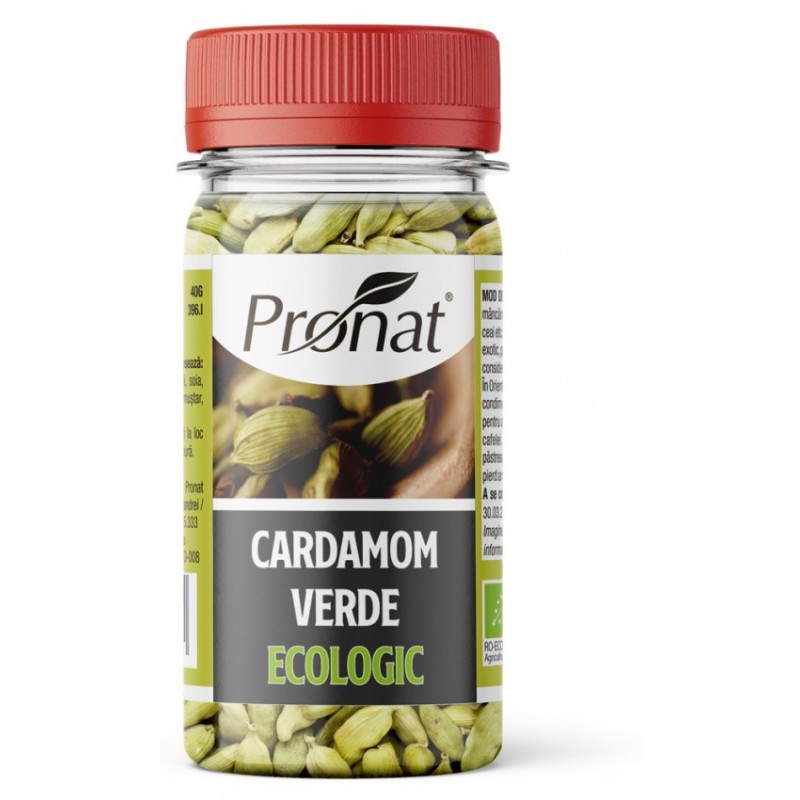 Cardamom Intreg BIO, 40 g, Pronat