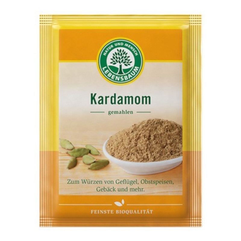 Cardamom Pulbere, Bio, 10 g Lebensbaum